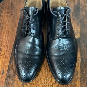 Bally Cap Toe Men’s Black Leather Badia Shoes